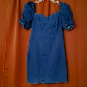 Dark Blue Denim Dress
